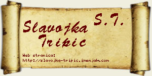 Slavojka Tripić vizit kartica